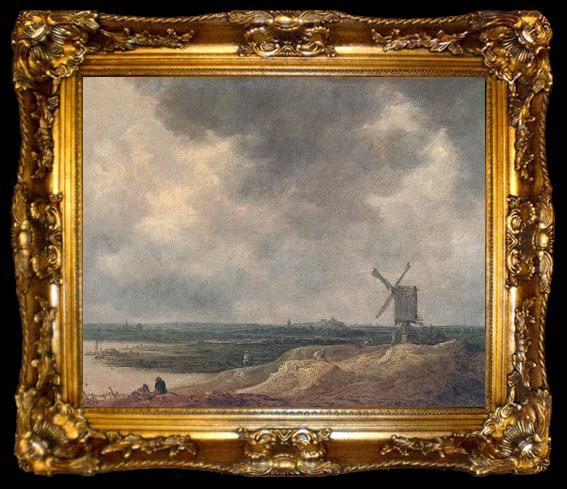 framed  Jan van  Goyen Windmill, ta009-2